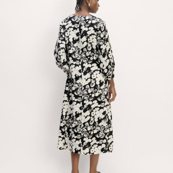 The Linen A-Line Midi Dress - Picture 4 of 4